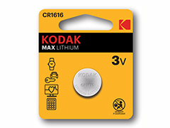 Kodak Max Lithium CR1616 fotóelem